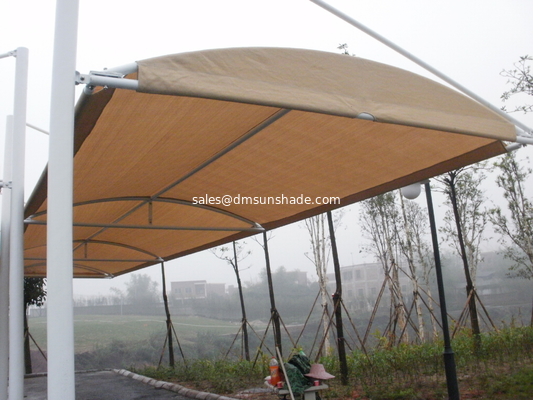 Cheap Car Roof Awning HDPE Fabric Large Size Car Park Awnings For Sale
