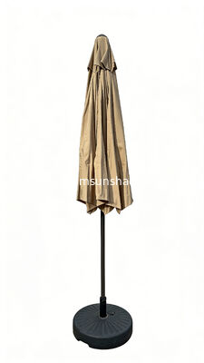 Outdoor Patio Center Pole Umbrella, Waterproof Garden Parasol